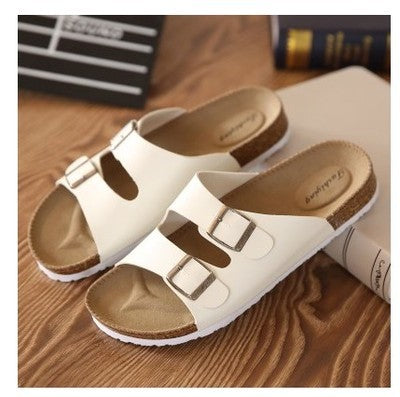 men sandals White 4 style
