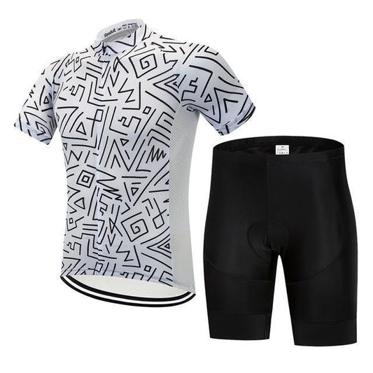 Cycling Kit - Outline Black Shorts