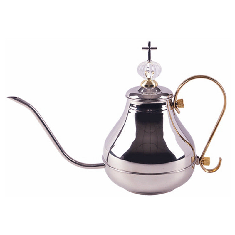Stainless Steel Kettle Hand-made Coffee Maker Silver B
