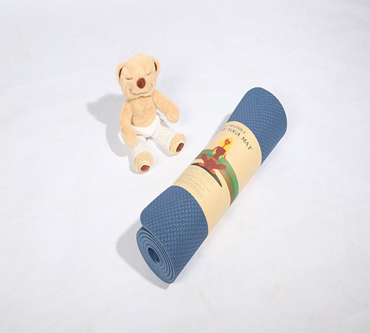 Beginner Yoga Mat Blue