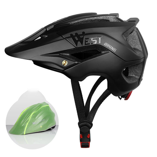 Cycling Helmets For Men And Women Mountain Bike Helmets Hard Hats Riding Black One size