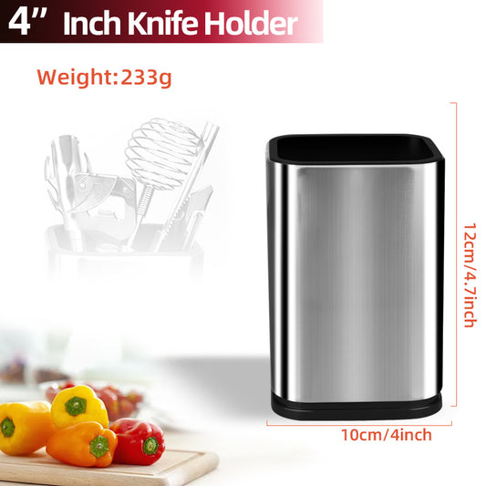 Drainable Knife Chopping Board Holder Size Chopper Holder 4inchstoragebarrel