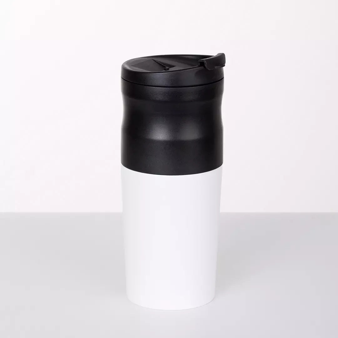 Small portable coffee maker for home and office use White