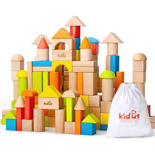 Building blocks to build toys 80pcs color set