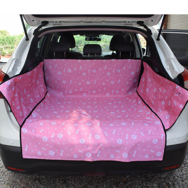 Waterproof pet car mat Pink