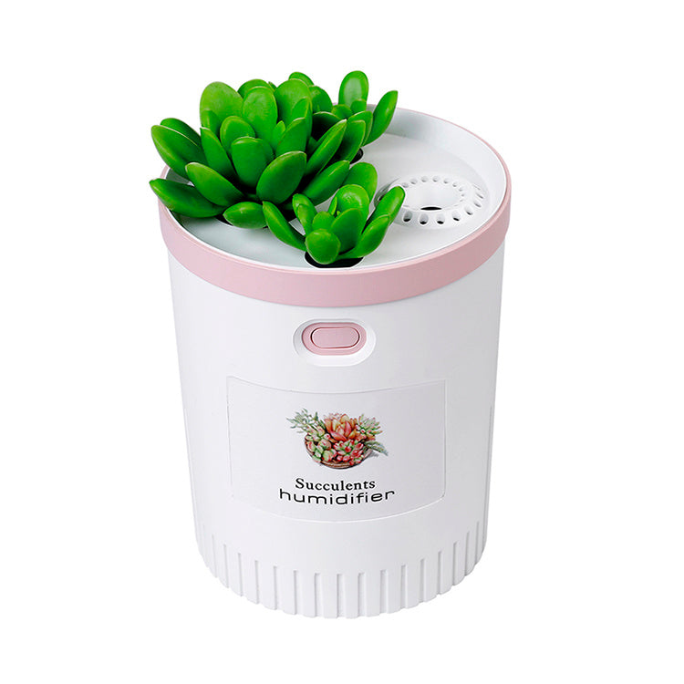 USB sucky humidifier with luminous timing White
