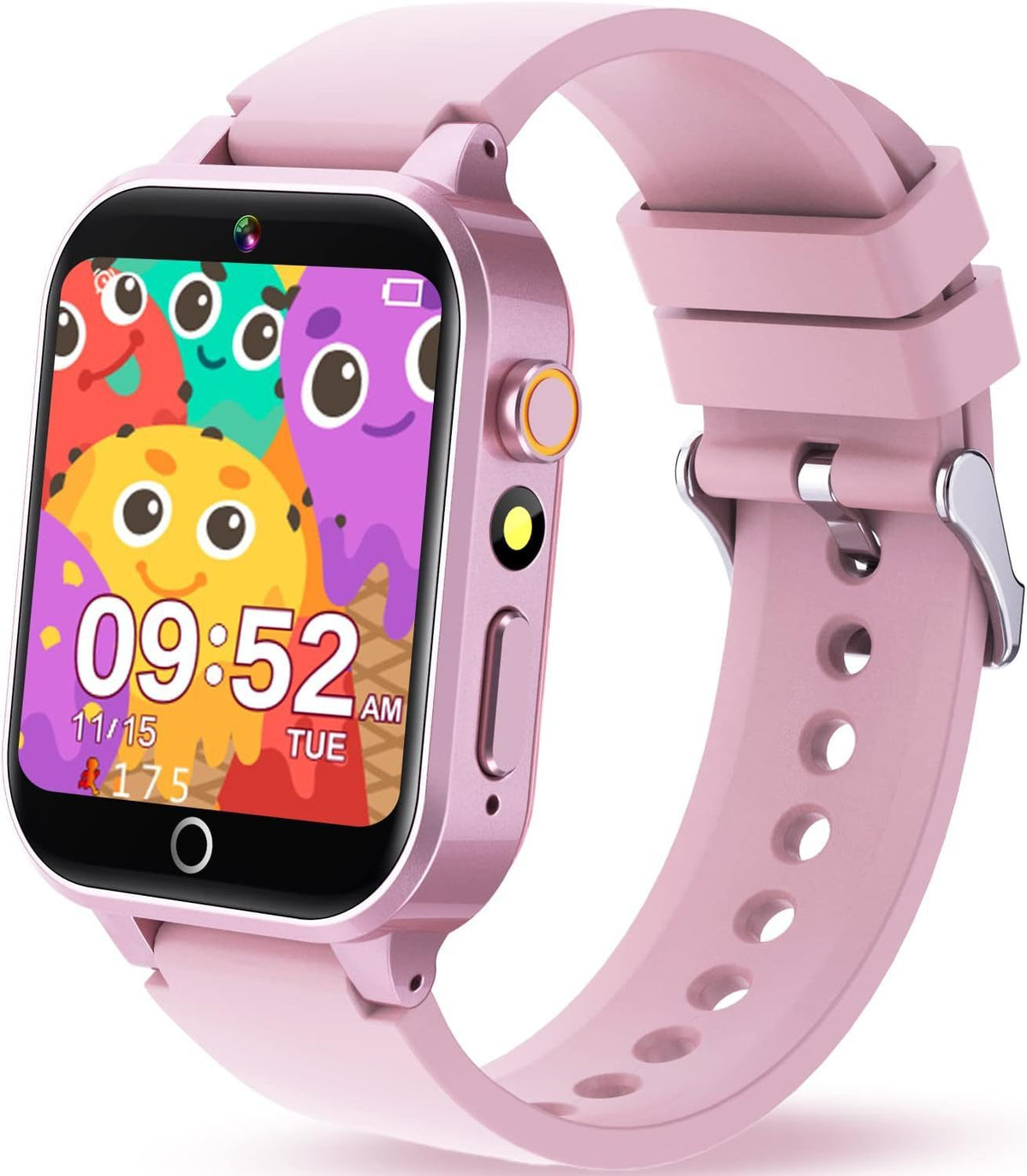 X33 Multi-language Play Music Recording Alarm Clock Game Smart Watch Pink