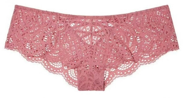 New Female Women Underwear Girls Elastic Breathable Pink