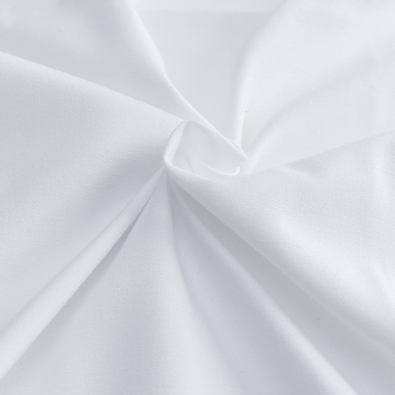 Standard White Bed Pure White Bed Sheet Cotton Single Bed Sheet C