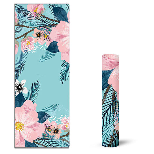Suede TPE Yoga Mat Eco Friendly Non SlipWorkout Mat for Yoga Pilates Home Fitness A