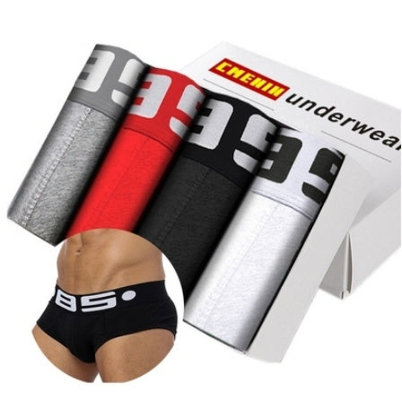 Seamless Box Panties Men Underwear Elastic Trunks Boxer BS102