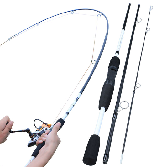 Sougayilang Sections Carbon Fiber Spinning Casting Fishing
