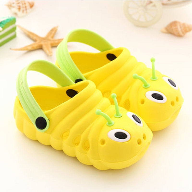 Children'S Slippers, Foam Sandals, Baotou Baby Sandals, Beach Shoes For Men And Women Yellow