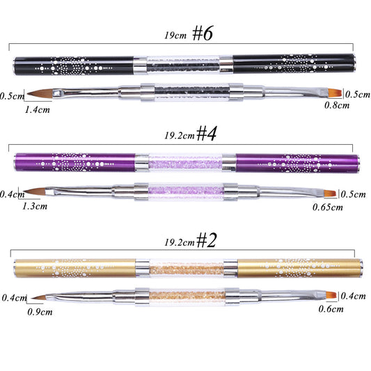 Nail Tools Alex Color Stick Drawing Flower Pen Dual Pen Diamond Inlaid Nail Pattern
