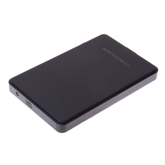 2.5 Inch USB3.0 SATA Mobile Hard Drive Enclosure Without Screws, Support 2TB USB3.0 Hard Drive Enclosure Black
