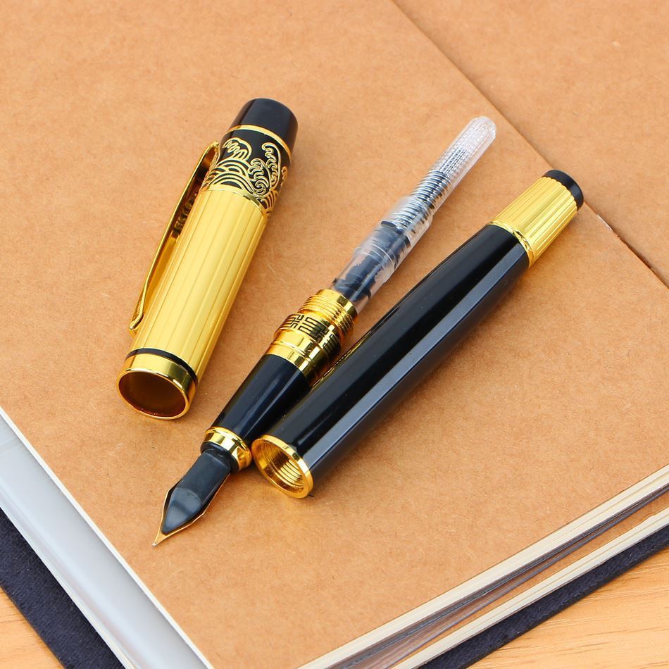 Patterned Orb Pen Metal Fountain Pen Pen