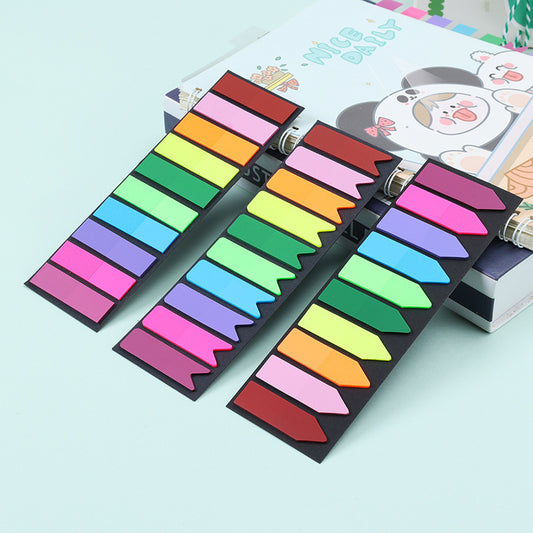 10 Colors Morandi Transparent Sticky Notes