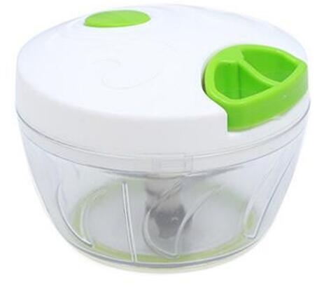 Multifunction High Speedy Chopper Shredder Manual Meat Grinder Kitchen Tools White