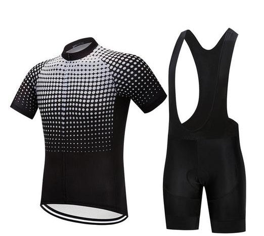 Cycling Set - WhiteDots Black strap