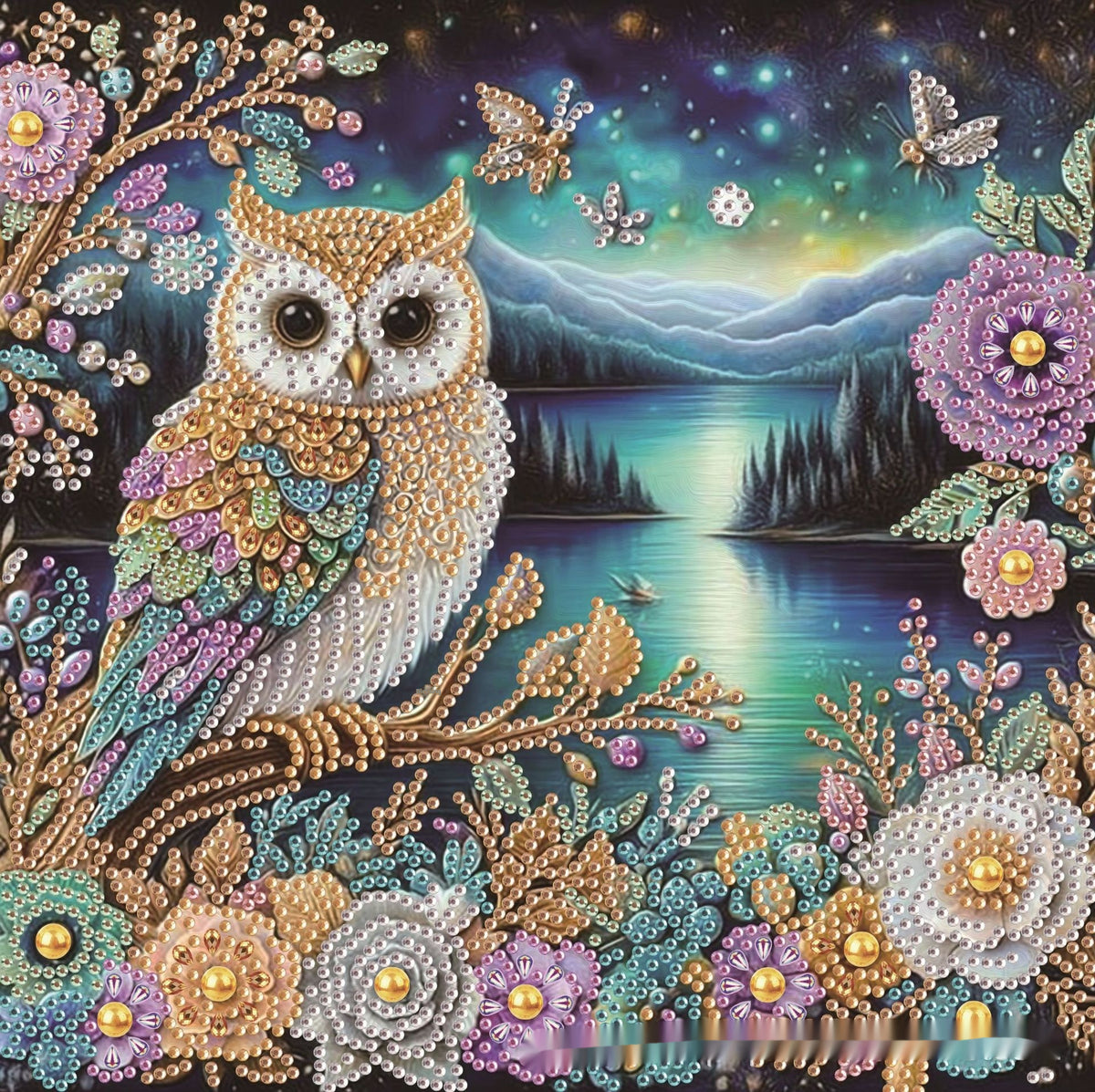 5D Alien Sticker Dot Diamond Decorative Painting Canvas 30X30cm WY044