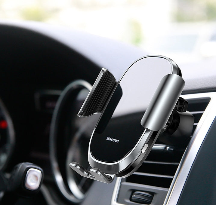 Smart Automatic Car Mount Phone Holder Silver