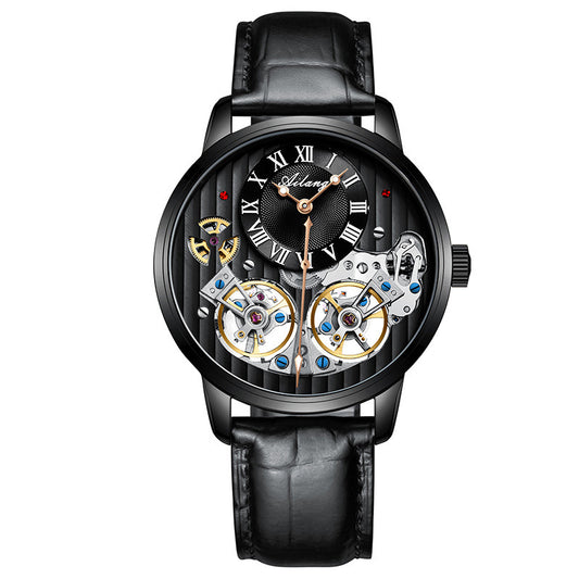Men's watch automatic mechanical watch Black1