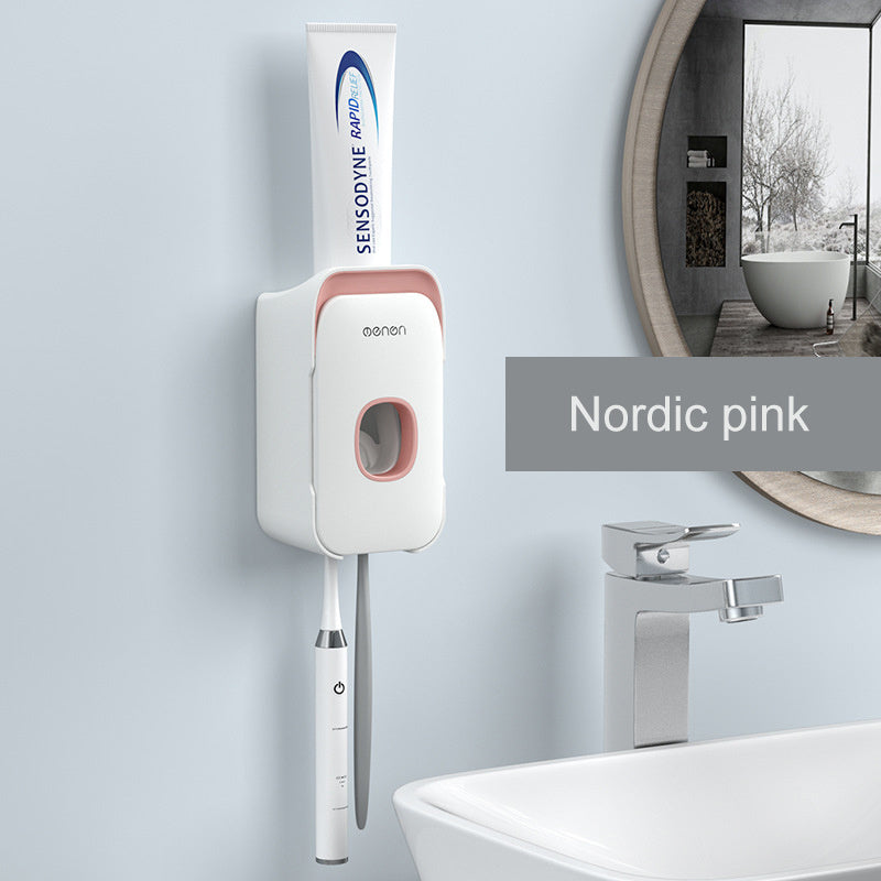 Automatic Toothpaste Dispenser Pink