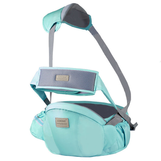 Multifunctional Children's Strap Baby Carrier Baby Waist Stool Blue
