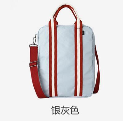 Factory selling men's bags, bags, luggage, luggage, large capacity boarding bags and waterproofing bags Silver gray