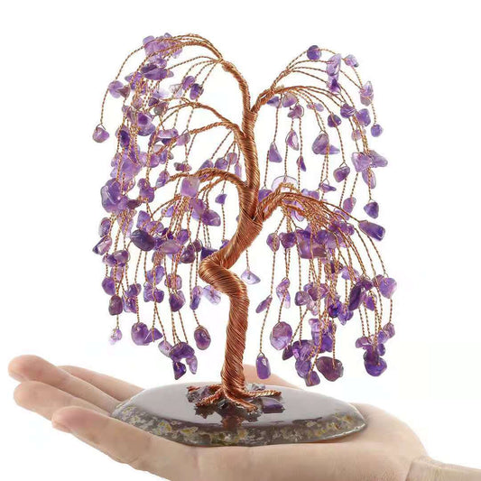 Willow Crafts Home Office Decoration Amethyst