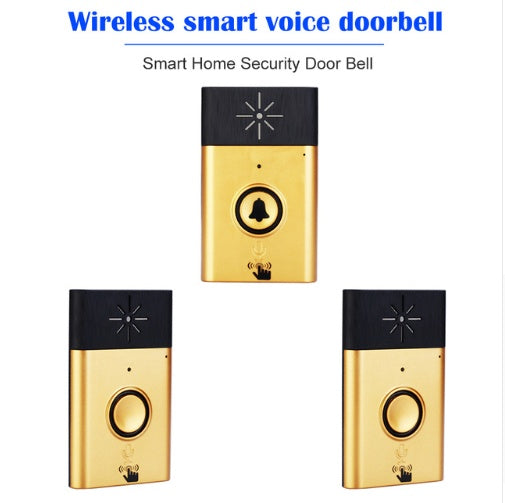 Wireless wifi voice doorbell home remote intelligent self-power generation D