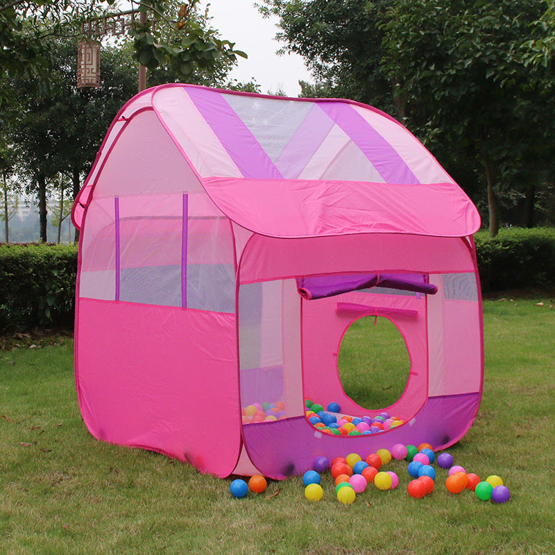 Outdoor Children Tent Large Game Room Garden House Pink