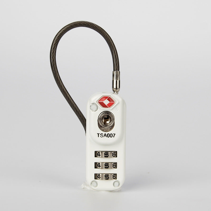 Trolley case padlock White