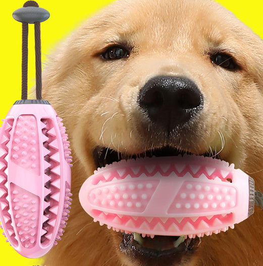 Dog Toys Silicon Suction Cup Tug Interactive Dog Ball Toy For Pet Chew Bite Tooth Cleaning Toothbrush Feeding Pet Supplies J