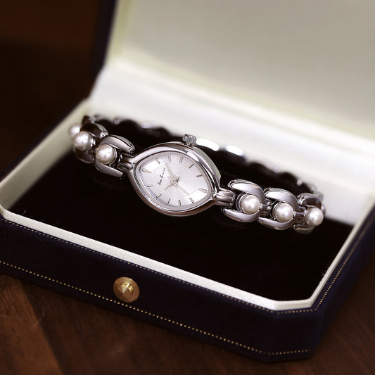 Mid-ancient Light Luxury Imitation Pearl Elegant Women's Watch