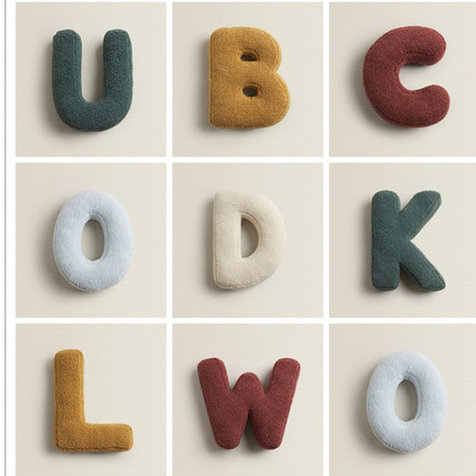 26 English Letters Pillow Sofa Cushion Shooting Props