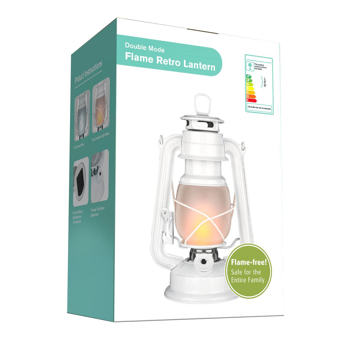 Dual mode portable lantern White