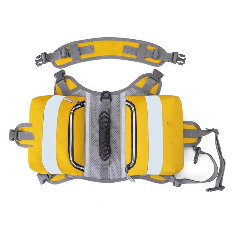 Outdoor Large Dog Backpack For Pets Yellow