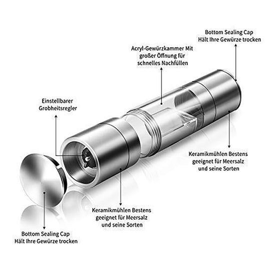 Stainless steel grinder