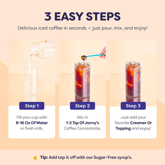 Coffee Concentrate - Cold Brew Coffee, Perfect for Hot or Iced Instant Coffees, Hot Drinks, Cold Brew Concentrate, 35 Servings - Caramel