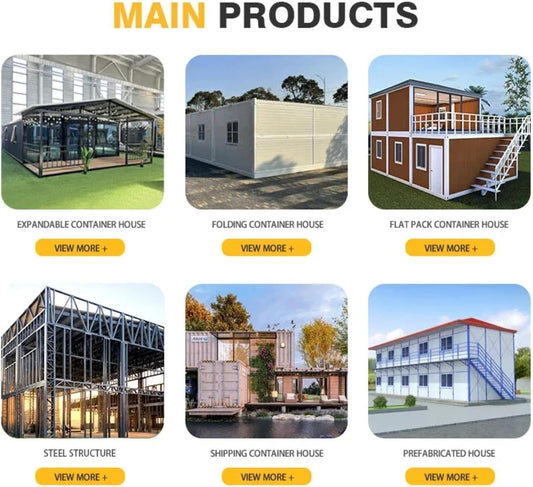 Mobile Houses Prefab Foam Folding House Two Story Tiny House 100 Meters Portable and Foldable Tiny Modern Design with Easy Installation