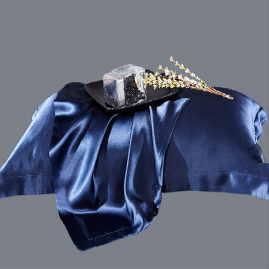 Silk pillowcase Blue 48x74cm