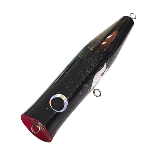 Sea Fishing Wooden Fishing Bait Sports Outdoor Fishing Gear Black 20.5cm