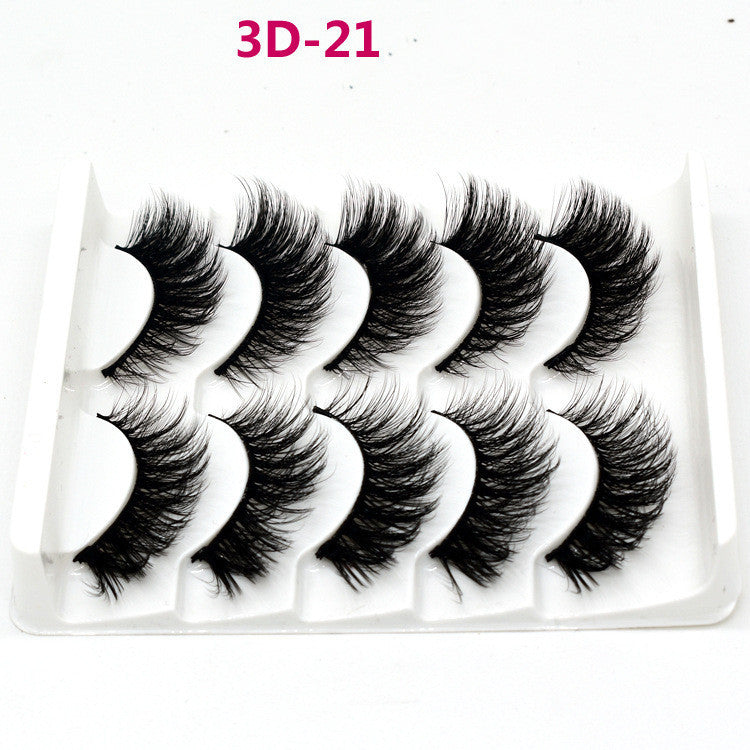Handmade chemical fiber false eyelashes 3D21