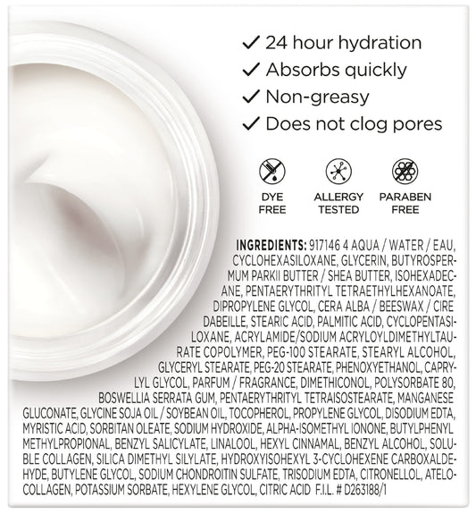 L’Oreal Paris Collagen Daily Face Moisturizer, Reduce Wrinkles, Face Cream 1.7 oz