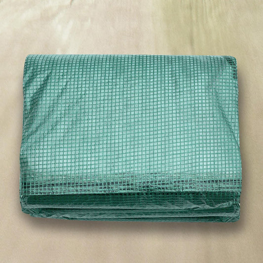 TGEHAP Greenhouse Replacement Cover for 20 x 10 x 7ft Portable Greenhouse, Large Walk-in Green Hot Garden House Top Tarp 2 Zippered Doors & 6 Roll-up Windows (Frame Does NOT Included) (20' x 10' x 7')