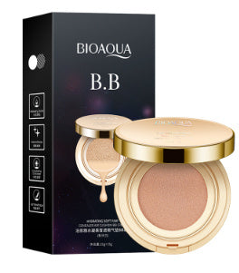 Bioaqua Air Cushion BB Cream 3 Color Concealer Moisturizing Foundation Whitening Flawless Makeup Bare For Face Beauty Makeup Ivory 15g+ replaced with 15g