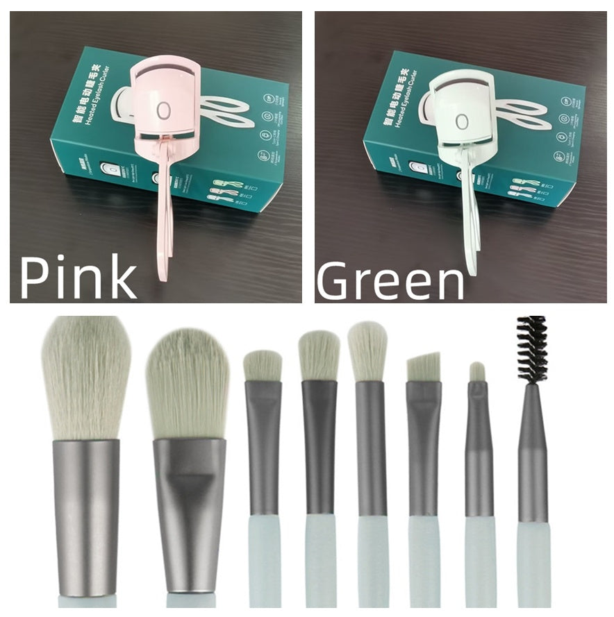 Electric Ironing Heating Eyelash Curler 5set