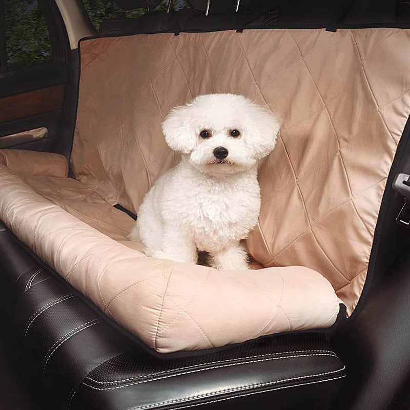 Pet Supplies Rear Car And Dog Mat Khaki