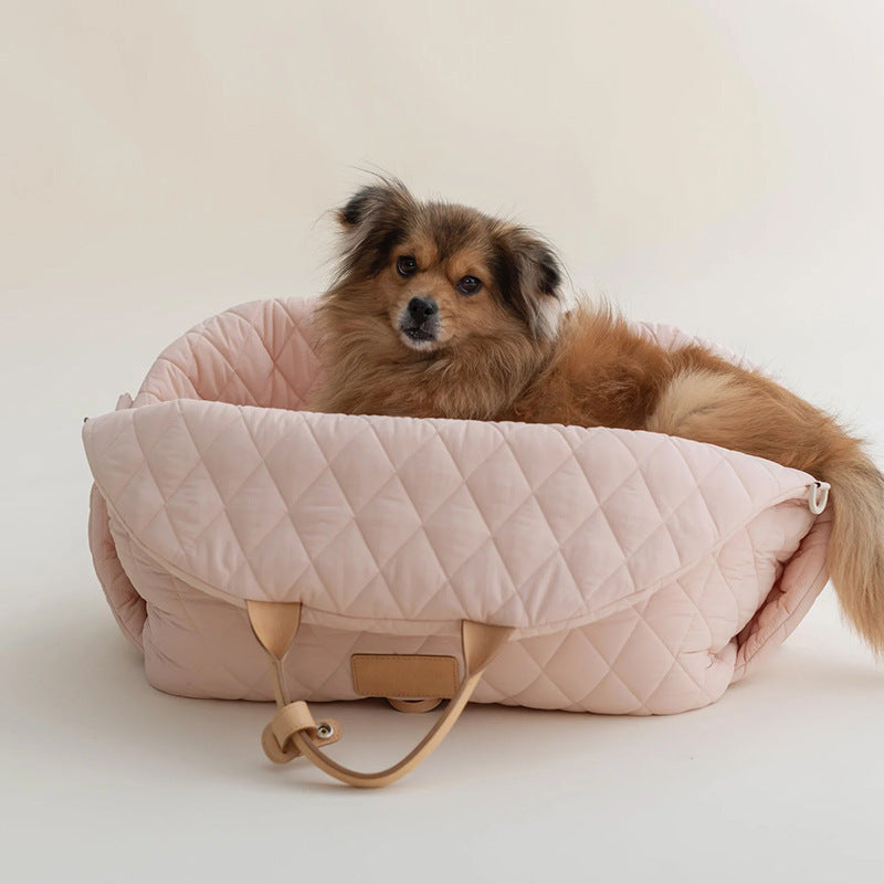 Pet Handbag Outdoor Cat Handbag Pink S Version